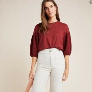 Velvet by Graham & Spencer | Anthropologie Margot Knit Balloon Sleeve Top